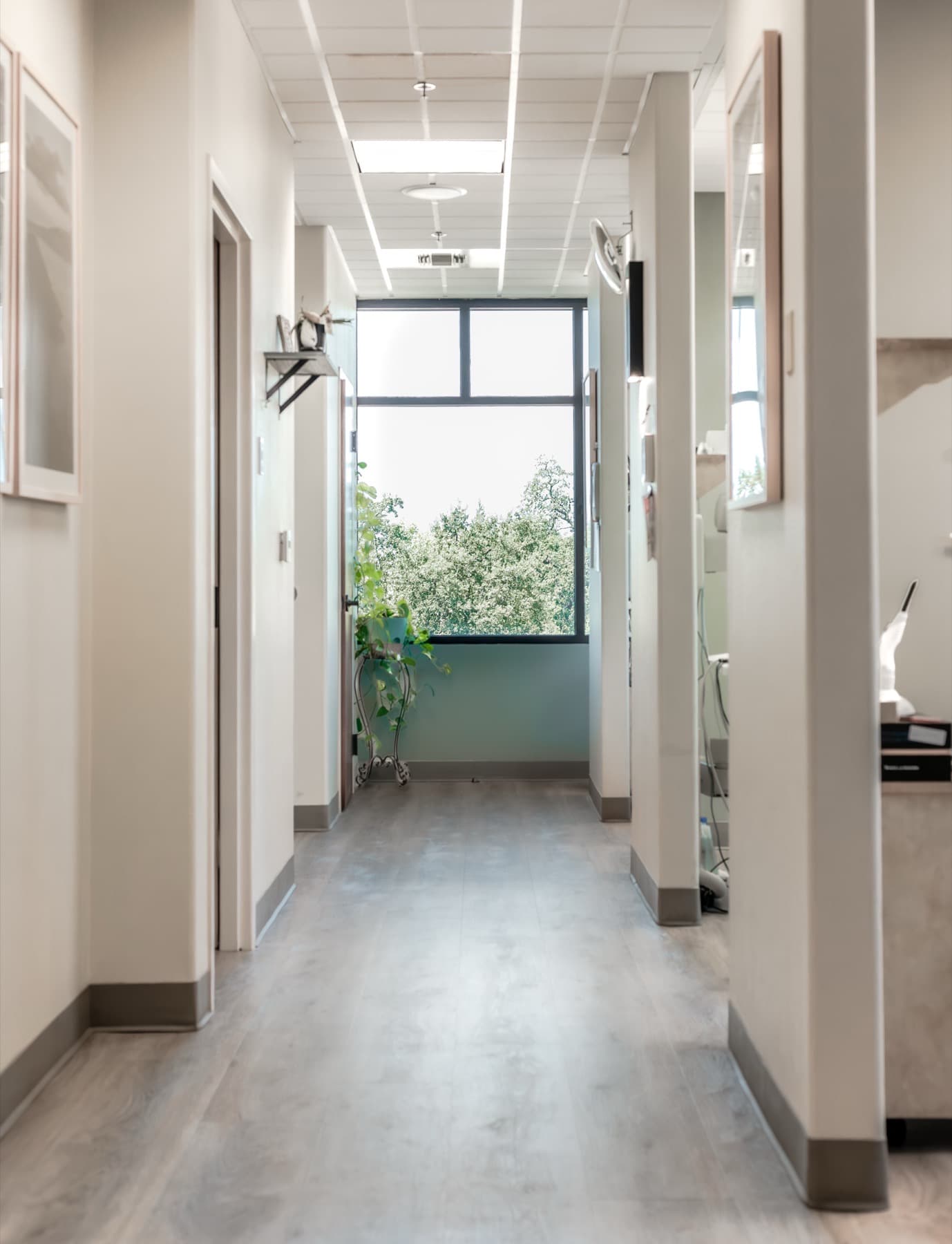 Bright hallway